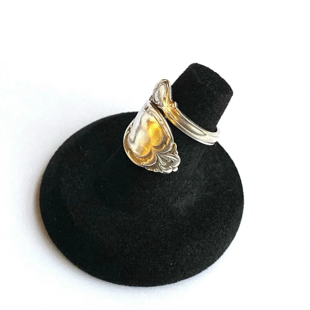 Vintage Silver Plated Spoon Ring Rogers Brothers Size 6 1/2